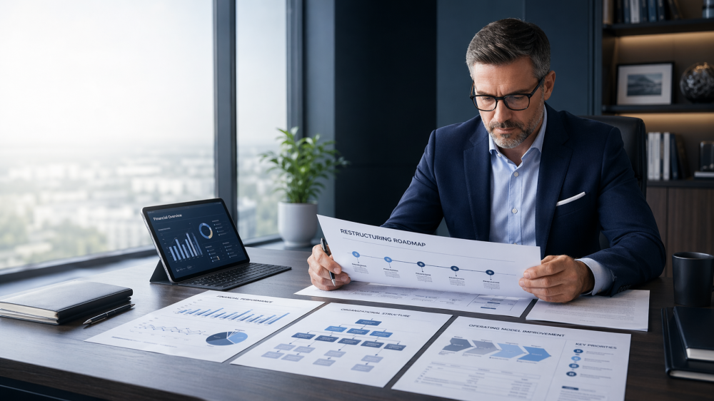 tái cấu trúc doanh nghiệp bắt đầu từ đâu