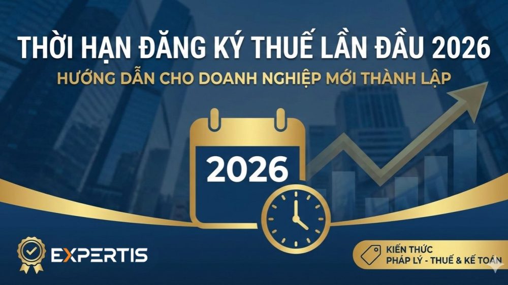 đăng ký thuế lần đầu cho doanh nghiệp mới thành lập